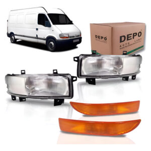 Par Farol Master Com Pisca Ambar 2003 04 05 06 2007 08 Direito E Esquerdo