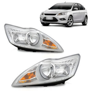Par Farol Manual Cromado Focus 2009 2010 2011 2012 2013 Direito