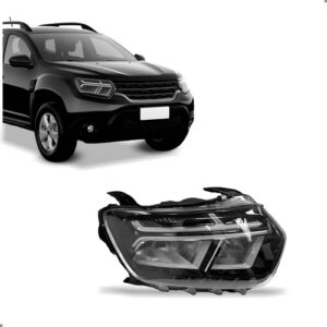 Farol Para Renault Duster Com Led 2025 A 2026 Direito/passageiro