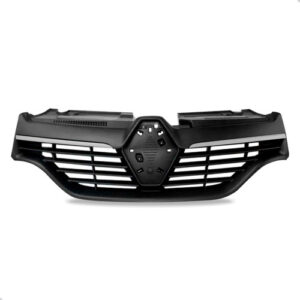 Par Tela Frontal Sandero 2014 A 2019 Friso Cromado Preto