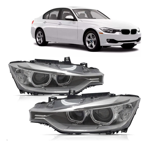 Par Farol Bmw 318 320 328 330 Série 3 2013 A 2015 Elétrico