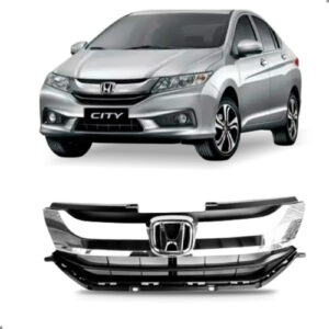 Grade Para Honda City 2015 A 2017 Moldura Cromada Prateado