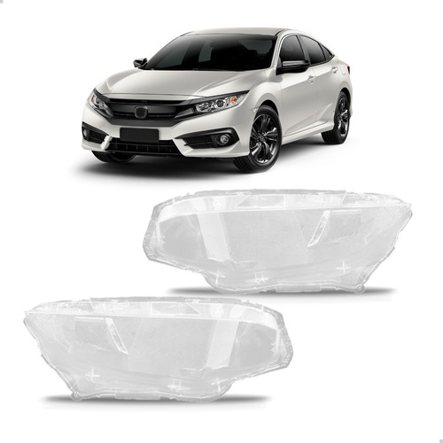 Par Lente Farol Civic 2017 2018 2019 2020 2021