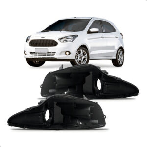 Par Carcaça De Farol Ford Ka 2015 2016 2017