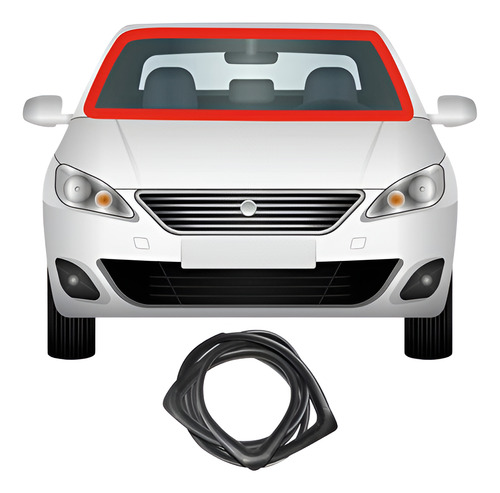 Borracha Para Brisas Montada Sem Friso Bonanza A C D 20 40