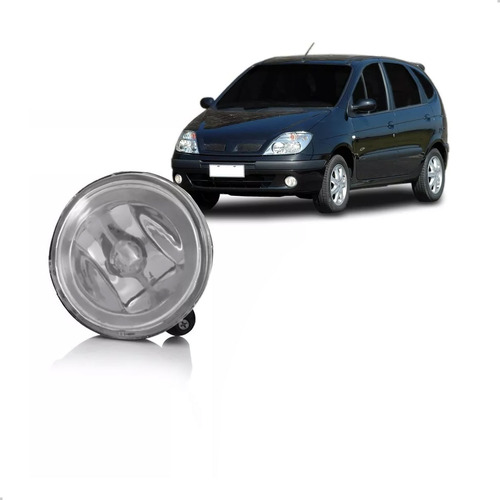 Farol Milha Scenic Megane 01 2002 2003 2004 Renault 1ª Linha Direito - Passageiro