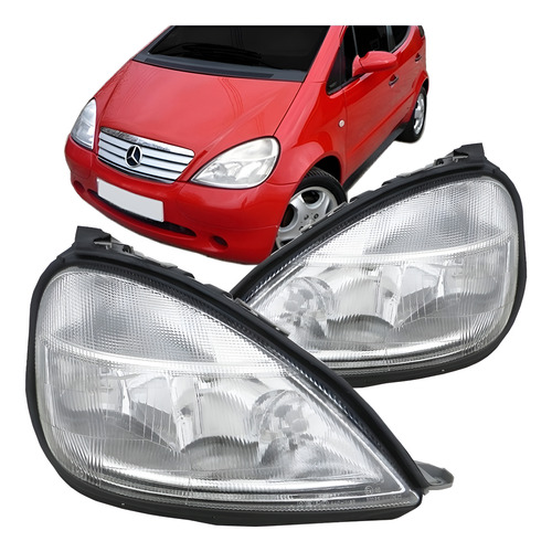 Par Farol Classe A 97 98 99 00 01 02 Lente Raiada Direito E Esquerdo