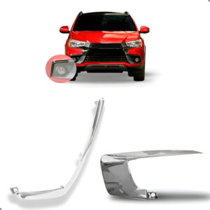 Par Moldura Cromada Asx 2017 A 2022 Inferior E Sup Esquerda Cromado - Inferior E Superior Esquerda