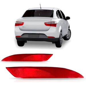Par Sinaleira Refletor Traseiro Grand Siena 2012 A 2015 - Par Vermelho