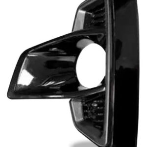 Par Moldura Milha C/ Furo Hilux Pick-up 18 A 20 Black Piano Preto