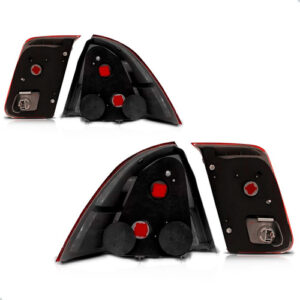 Jogo De Lanterna Civic 2001 A 2003 Vermelha