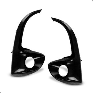 Par Grade Lateral Parachoque Diant. Para Yaris 2023 A 2025 Preto Ambos Lados