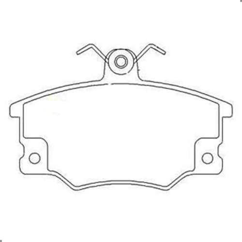 Pastilha Dianteira Uno 1.5r 1.6r 1987 Ate 1993