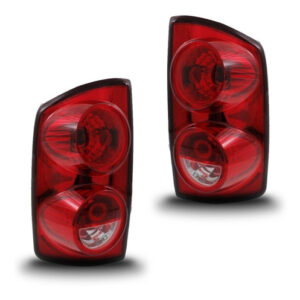 Par Sinaleira Traseira Dodge Ram 2007 2008 2009 - Vermelho