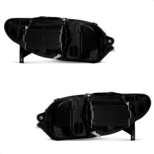 Par Farol Cromado Palio Celebration Aro Negro 2004 A 2013 Direito