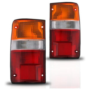 Par Lanterna Traseira Aro Preto Hilux 1992 Até 2001 4x4/4x2.