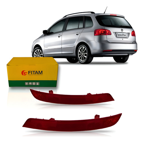 Par Lanterna Parachoque Spacefox Refletor 2010 11 12 13 2014 Esquerdo E Direito