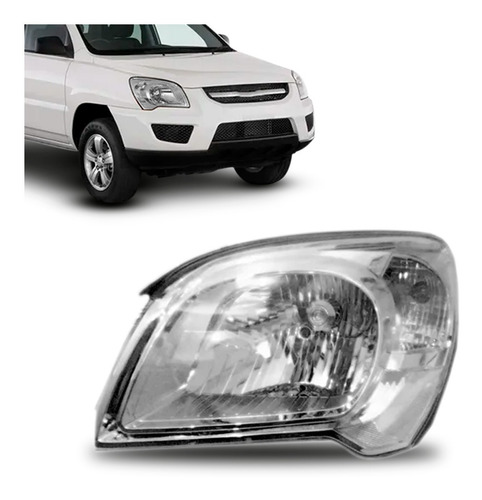 Farol Sportage 2009 2010 Manual 1ª Linha - Esquerdo/motorista