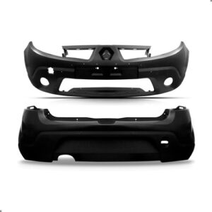 Par Parachoque Para Sandero Stepway 2008 A 2011 Diant. Tras Preto