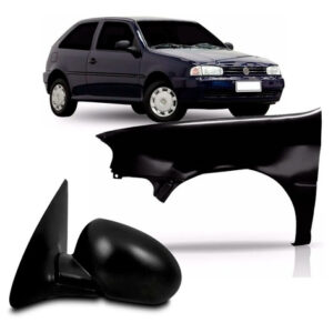 Paralama Gol Bola 95 96 97 98 99 + Retrovisor Lado Esquerdo