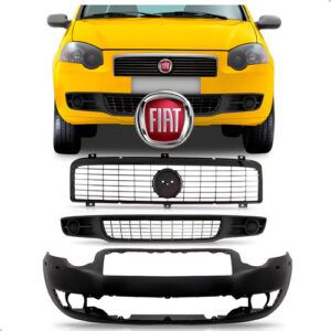 Kit Envolvente Dianteiro Siena 2009 2010 2011 2012 Preto