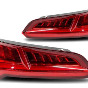 Par Lanterna Traseira Com Led Audi Q5 2018 A 2020 Vermelho
