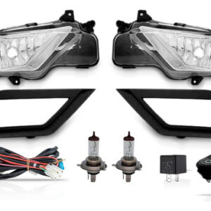 Kit Farol Auxiliar Saveiro G7 2016 A 2021 Com Grade