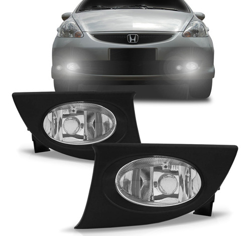 Par Farol Milha Honda Fit Ano 2006 2007 2008