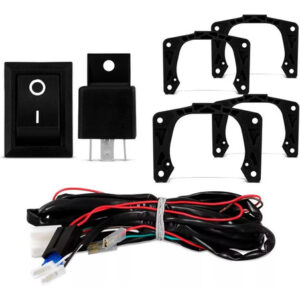 Kit Farol Milha Neblina Palio Strada Adventure G3 2004/2008 Transparente