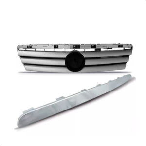 Tela Frontal Classe/cinza C/ Friso Cromado Superior 99/05 Cinza/cromado