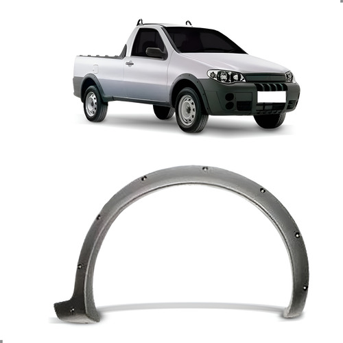 Moldura Paralama Para Strada Fire 2005 A 2012 Direito