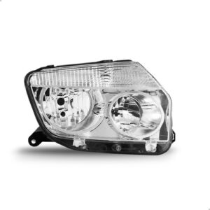 Farol Cromado Duster 2010 2011 2012 2013 2014 2015 1ª Linha Direito/passageiro