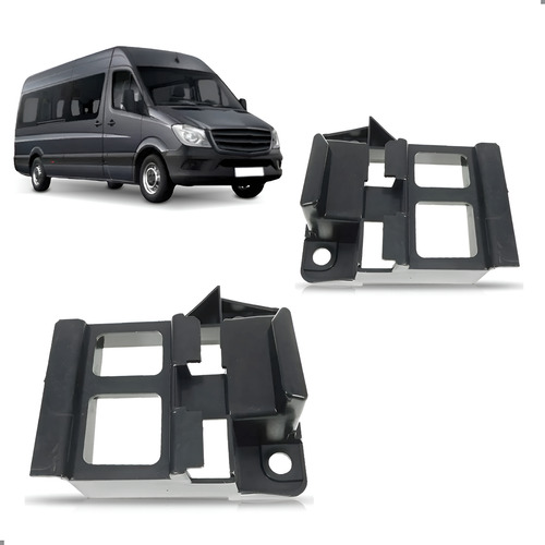 Par Suporte Parachoque Diant. Inferior Sprinter 2012 A 2019