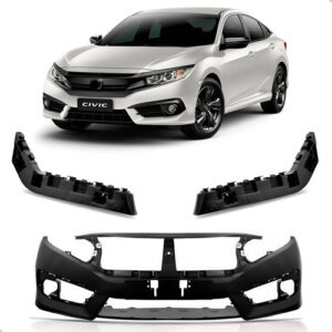 Envolvente Dianteiro Civic 2017 A 2019 Com Guias