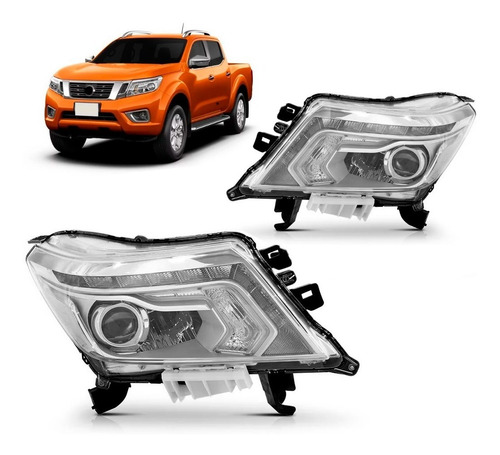 Par Farol Cromado Manual Frontier 2017 A 2020 C/ Led