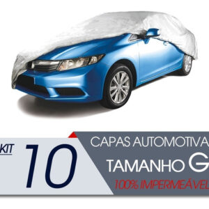 10 Capas Automotiva Forrada Proteção Impermeável G