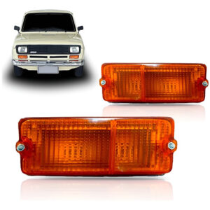Par Sinaleira Seta Fiat 147 1976 1977 1978 1979 Âmbar