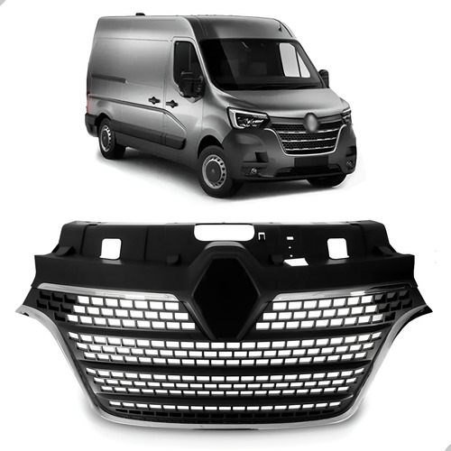 Grade Radiador Master 2022 2023 Com Frisos 1a Linha Cromado