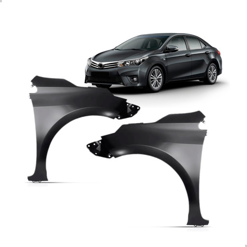 Par Paralama Corolla 2014 2015 2016