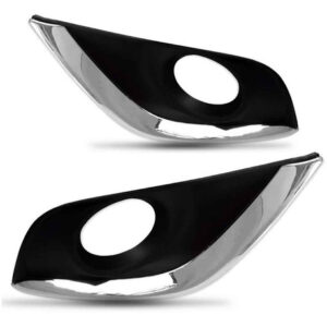 Kit Farol Auxiliar Versa 2015/2017 Com Tela Friso Cromado