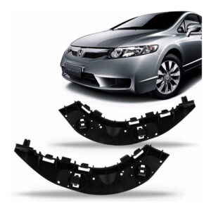 Par Guia Suporte Parachoque New Civic 08 A 12 Dianteiro