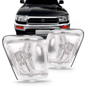 Par Lanterna Dianteira Hilux Sw4 92 A 96 Cristal Aro Cinza Cinza