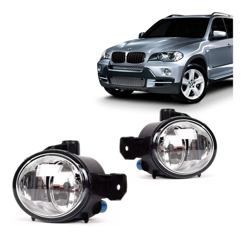 Par Farol Milha Auxiliar Bmw X5 Ano 2007 2008 2009 2010