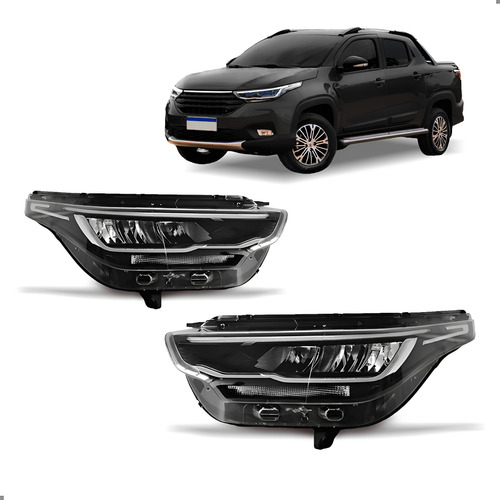 Par Farol Para Strada 2020 2021 A 2025 Full Led Com Reator Ambos Lados