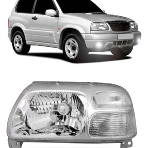 Farol Grand Vitara/ Tracker 1998 A 2007 1ª Linha - Esquerdo/motorista
