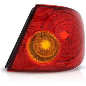 Par Lanterna Traseira Corolla 02 03 04 05 Canto Tricolor