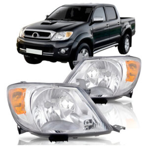 Par Farol Hilux Pickup 05 2006 2007 08 2009 Sinaleira Ambar Direito/passageiro