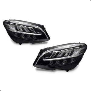 Par Farol C180 2019 A 2022 C200 C300 C63 Eletrico Full Led Ambos Lados