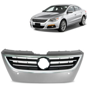 Grade Radiador Passat Cc 2011 A 2014 Moldurac Furo 1a Linha Plástico