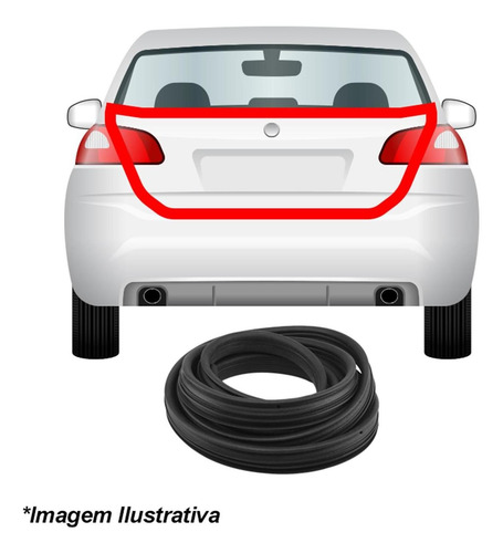 Guarnicao Porta Malas Com Aba 4200 Mm Elba/tipo